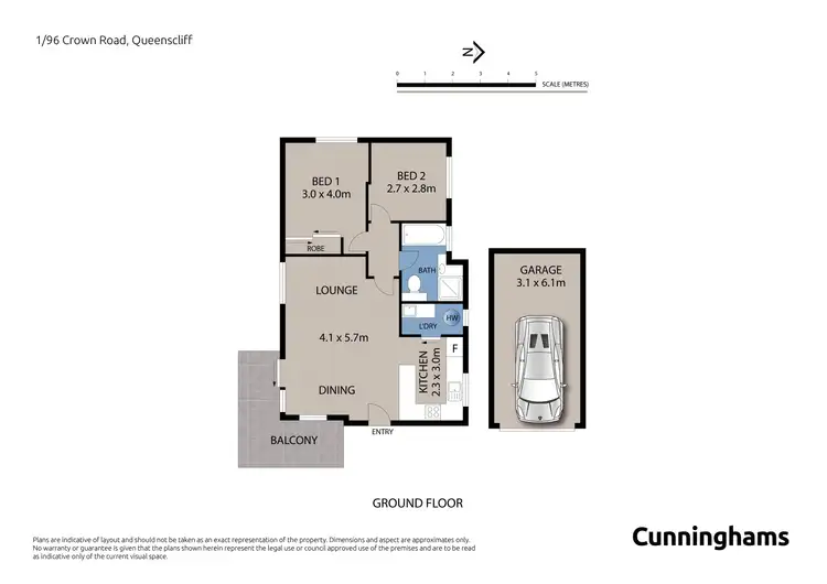 Floorplan of Homely apartment listing, 1/96 Crown Road, Queenscliff NSW 2096