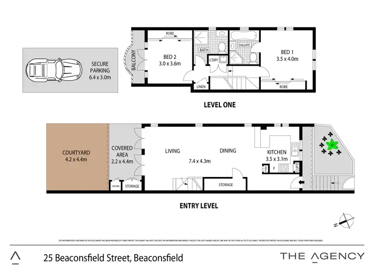 Floorplan of Homely townhouse listing, 25 Beaconsfield Street, Beaconsfield NSW 2015