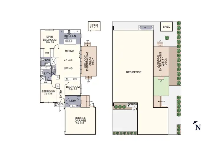 Floorplan of Homely unit listing, 3/60 Bonnie View Road, Croydon North VIC 3136