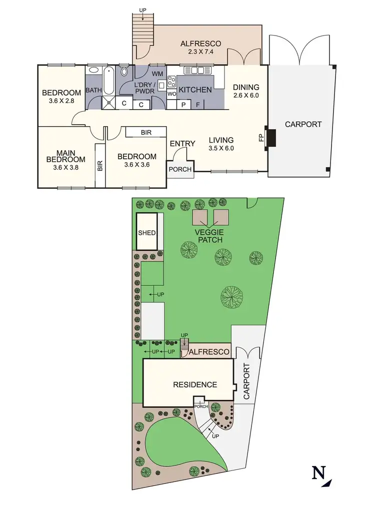 Floorplan of Homely house listing, 14 Raglan Road, Research VIC 3095