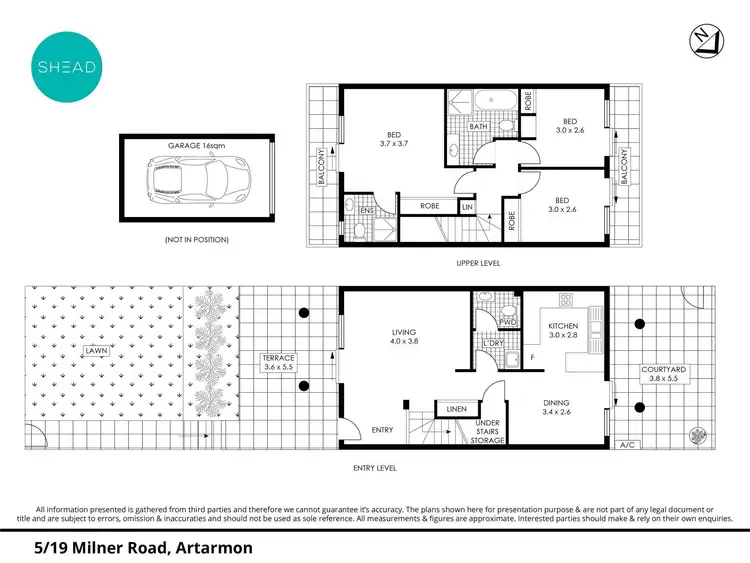 Floorplan of Homely apartment listing, 5/19 Milner Road, Artarmon NSW 2064