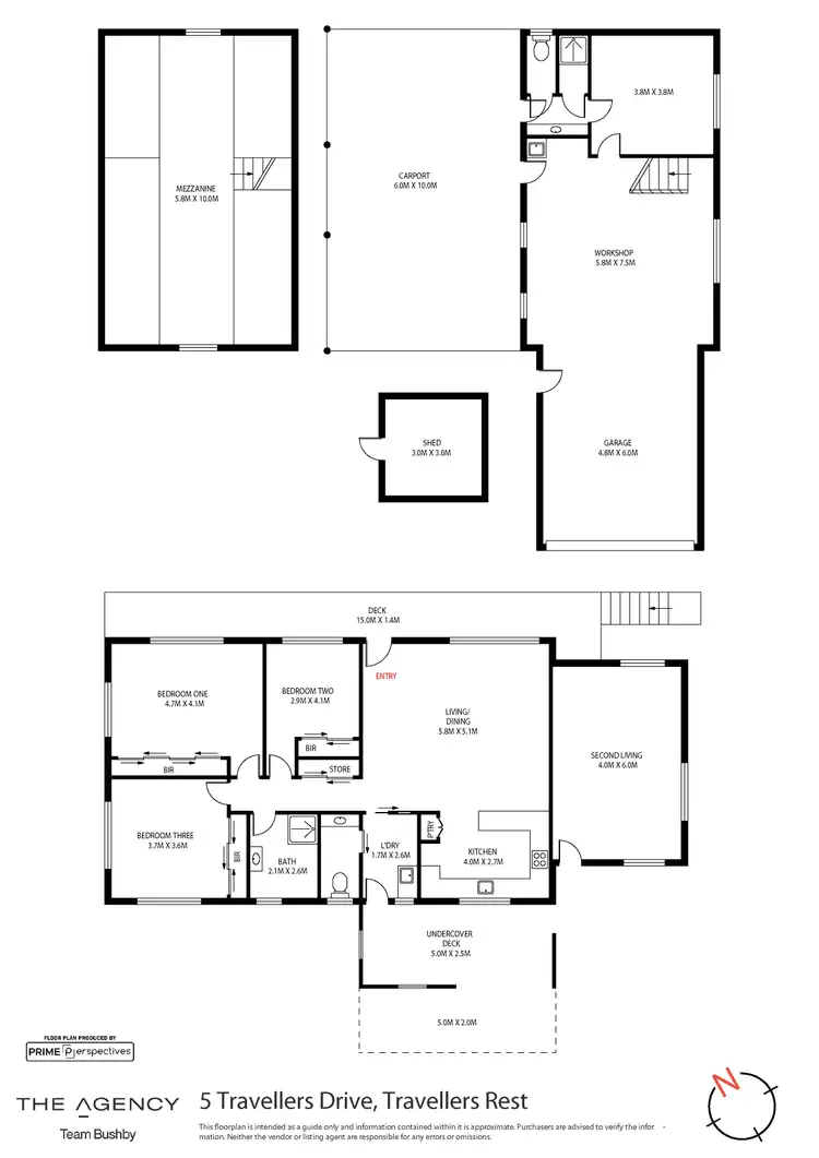 Floorplan of Homely house listing, 5 Travellers Drive, Travellers Rest TAS 7250