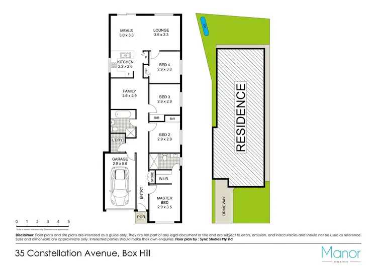 Floorplan of Homely house listing, 35 Constellation Avenue, Box Hill NSW 2765