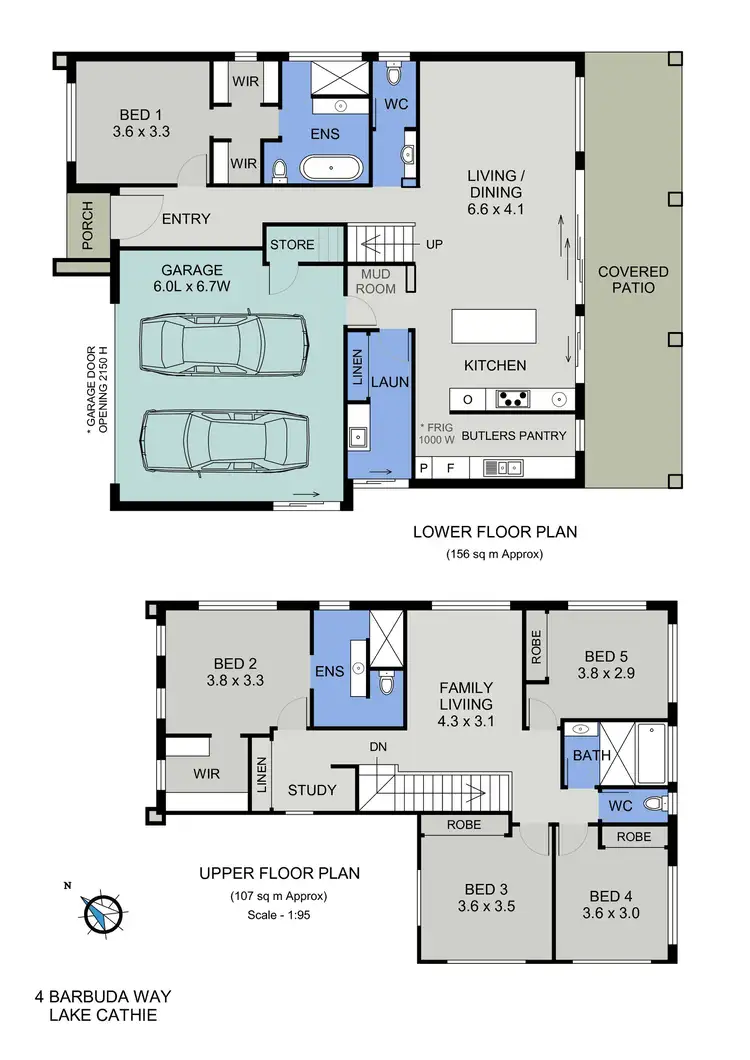 Floorplan of Homely house listing, 4 Barbuda Way, Lake Cathie NSW 2445