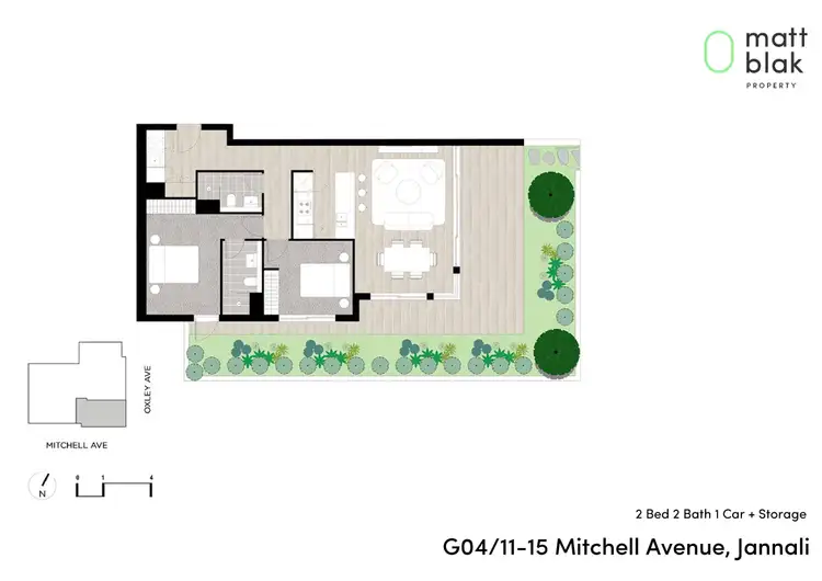 Floorplan of Homely apartment listing, G04/11-15 Mitchell Avenue, Jannali NSW 2226
