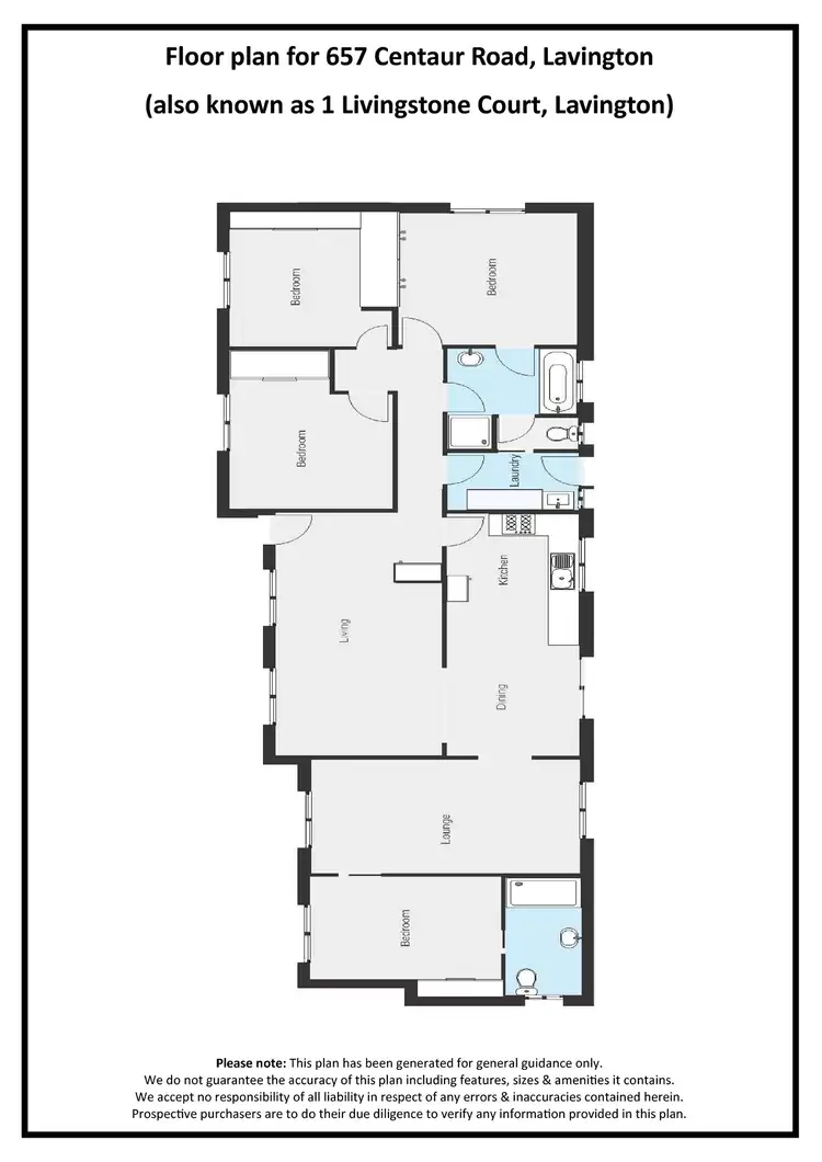 Floorplan of Homely house listing, 1 Livingstone Court, Lavington NSW 2641
