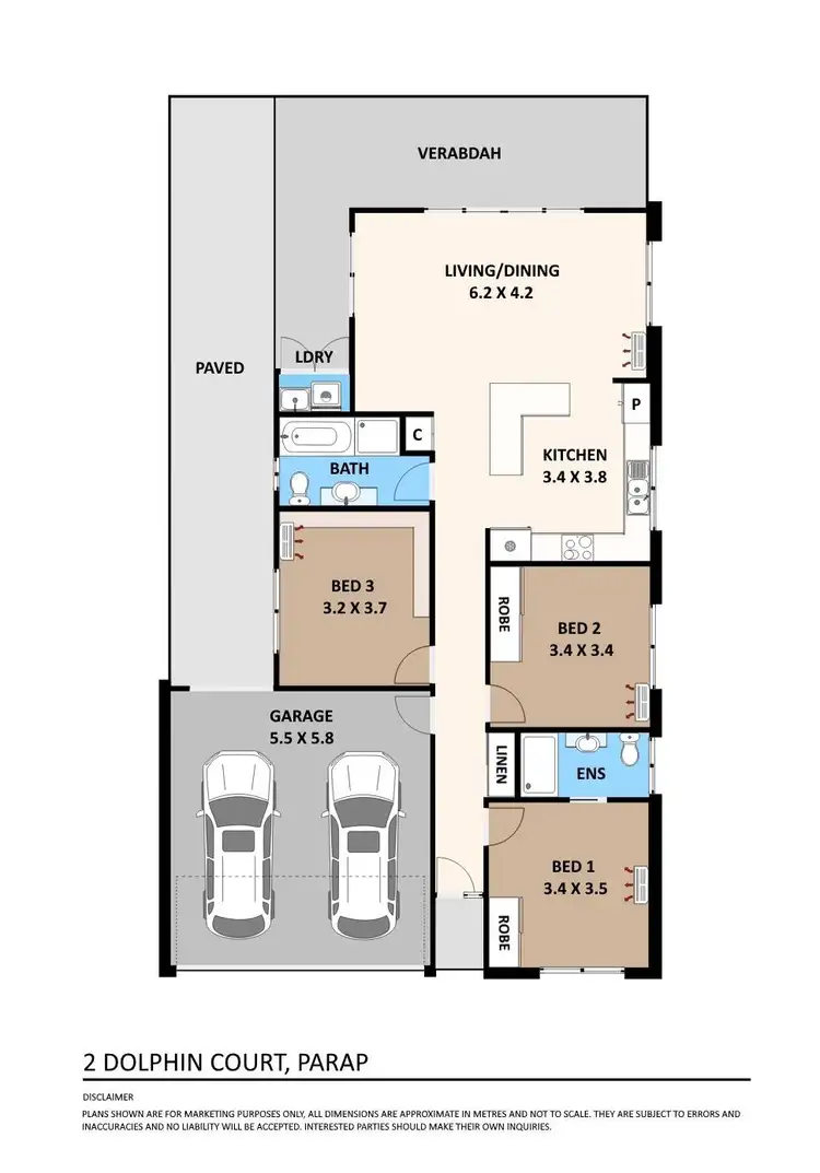 Floorplan of Homely house listing, 2 Dolphin Court, Parap NT 820