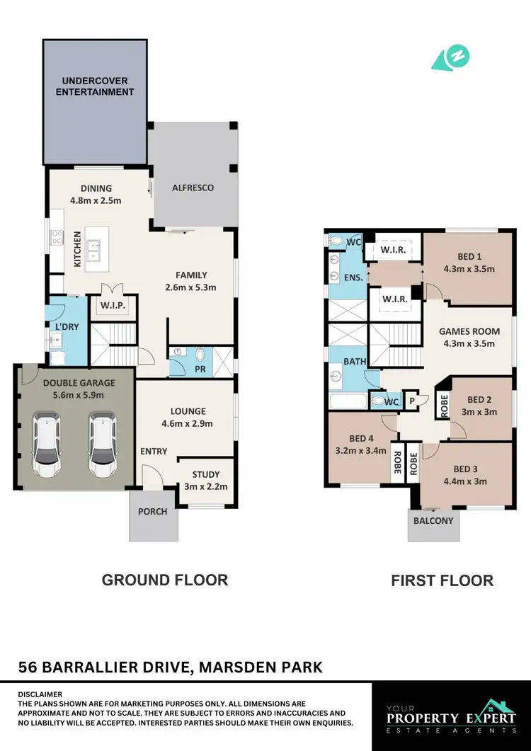 Floorplan of Homely house listing, 56 Barrallier Drive, Marsden Park NSW 2765
