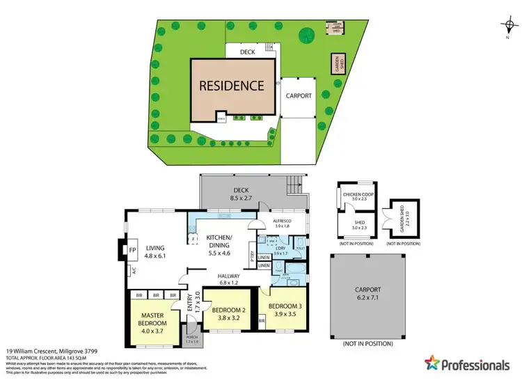 Floorplan of Homely house listing, 19 William Crescent, Millgrove VIC 3799