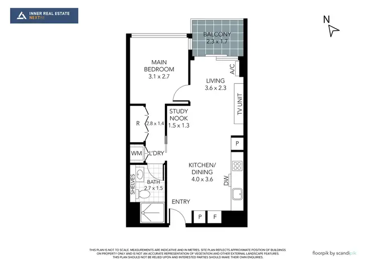 Floorplan of Homely apartment listing, 3904/639 Lonsdale Street, Melbourne VIC 3000