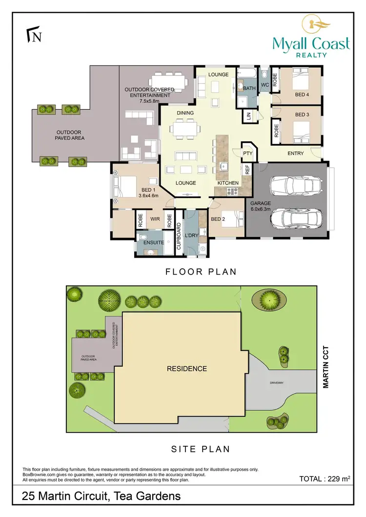Floorplan of Homely house listing, 25 Martin Circuit, Tea Gardens NSW 2324