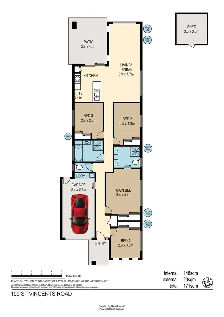 Floorplan of Homely house listing, 109 St Vincents Road, Virginia QLD 4014