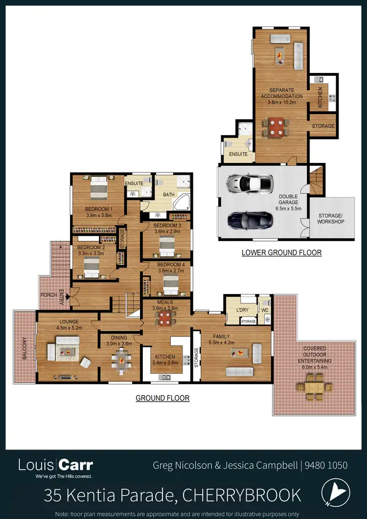 Floorplan of Homely house listing, 35 Kentia Parade, Cherrybrook NSW 2126