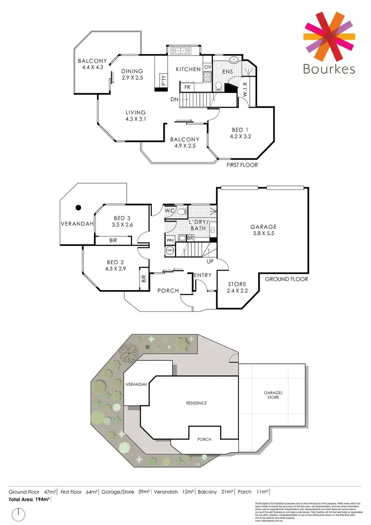 Floorplan of Homely townhouse listing, 1/12 Robert Street, Como WA 6152