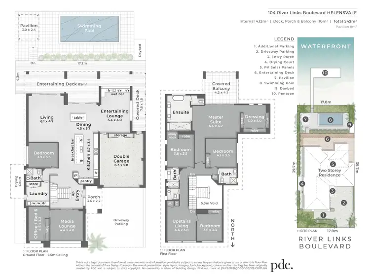 Floorplan of Homely house listing, 104 River Links Boulevard East, Helensvale QLD 4212