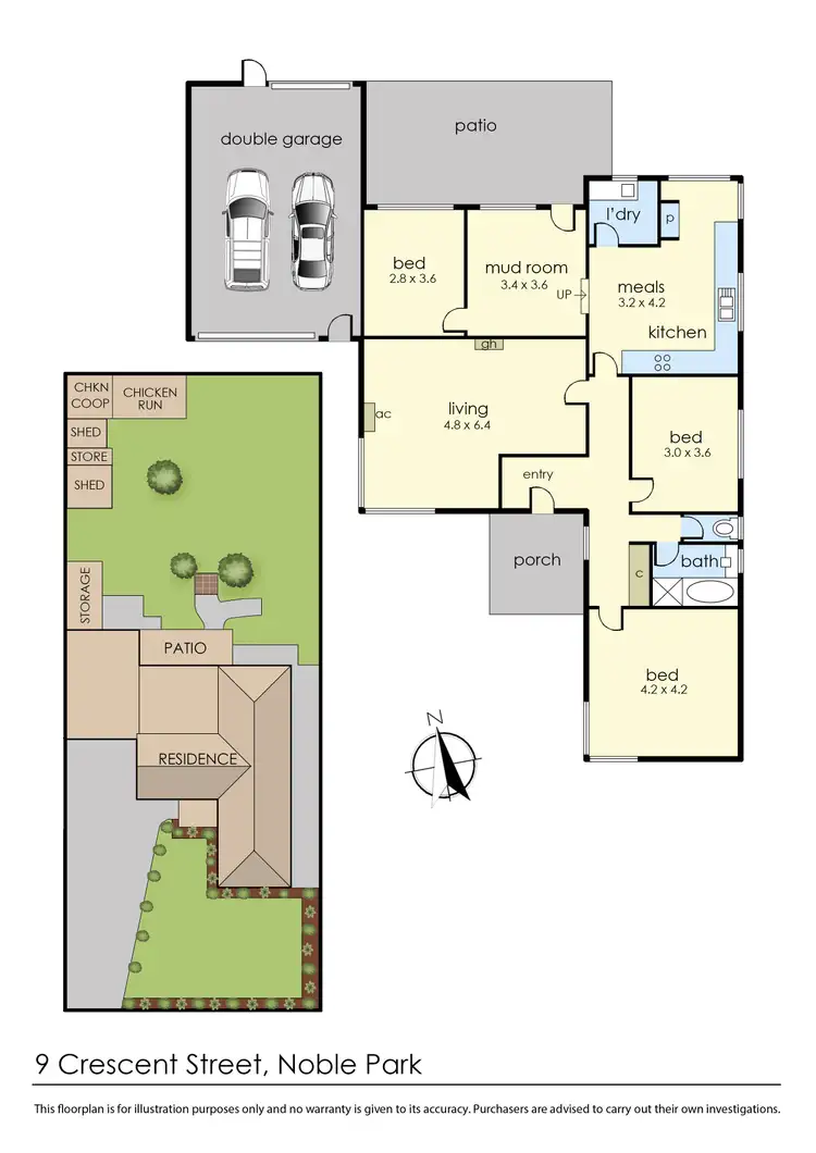 Floorplan of Homely house listing, 9 Crescent Street, Noble Park VIC 3174