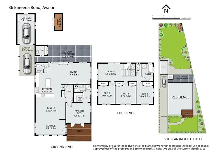 Floorplan of Homely house listing, 36 Bareena Road, Avalon Beach NSW 2107