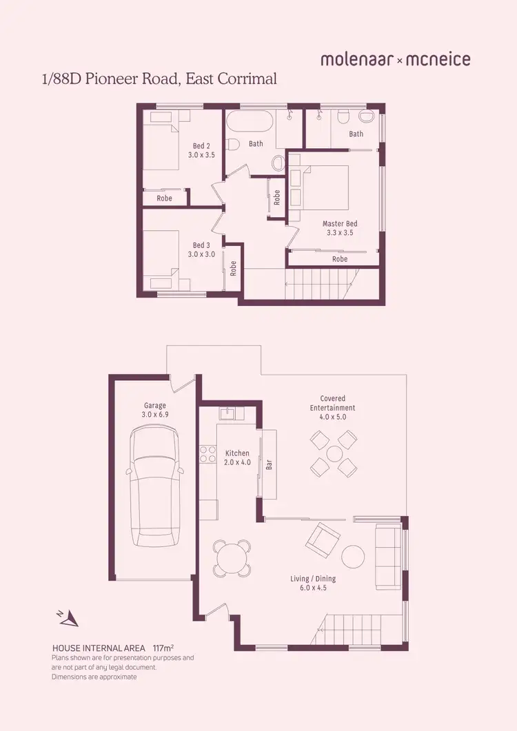 Floorplan of Homely semi-detached listing, 1/88D Pioneer Road, East Corrimal NSW 2518