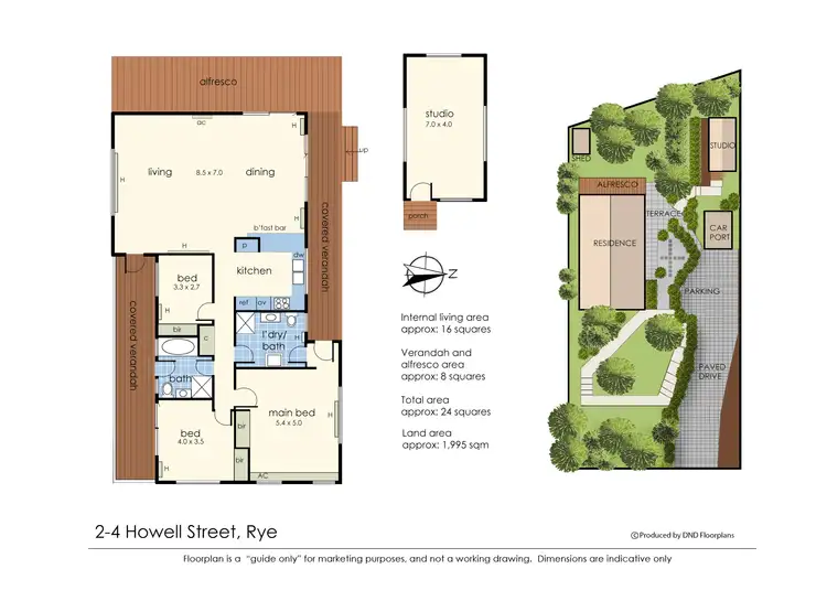 Floorplan of Homely house listing, 2-4 Howell Street, Rye VIC 3941