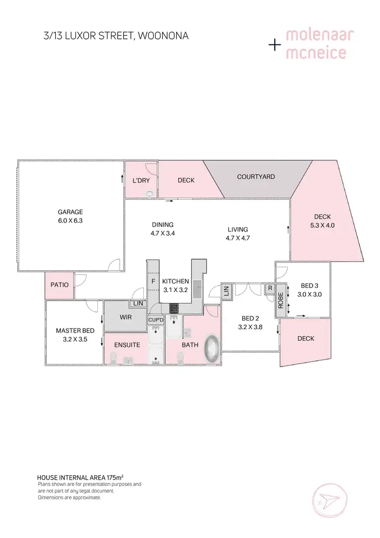 Floorplan of Homely villa listing, 3/13 Luxor Street, Woonona NSW 2517