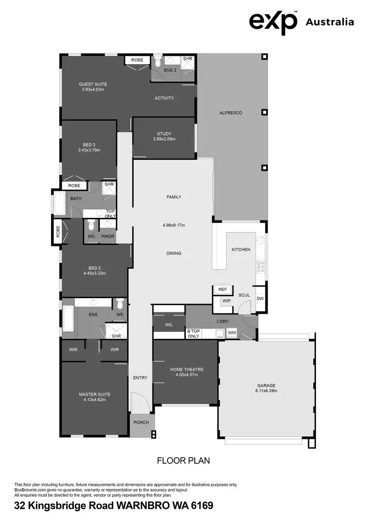 Floorplan of Homely house listing, 32 Kingsbridge Road, Warnbro WA 6169
