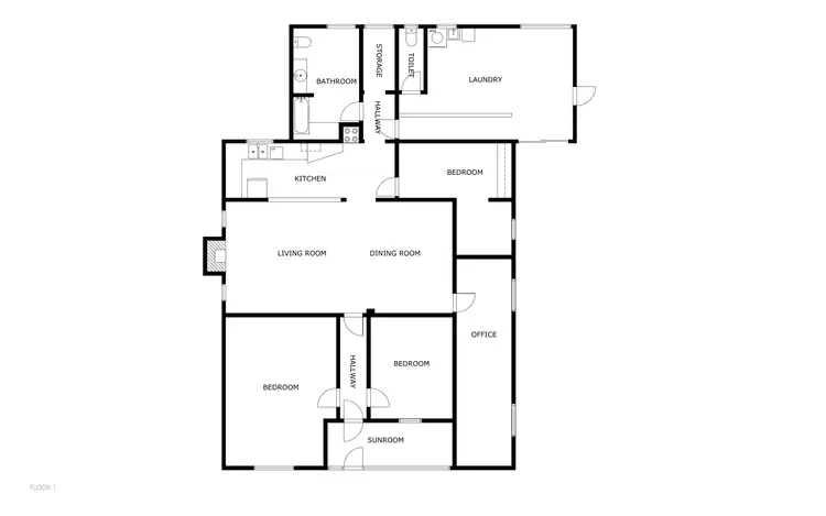 Floorplan of Homely house listing, 253 Newtown Road, Bega NSW 2550