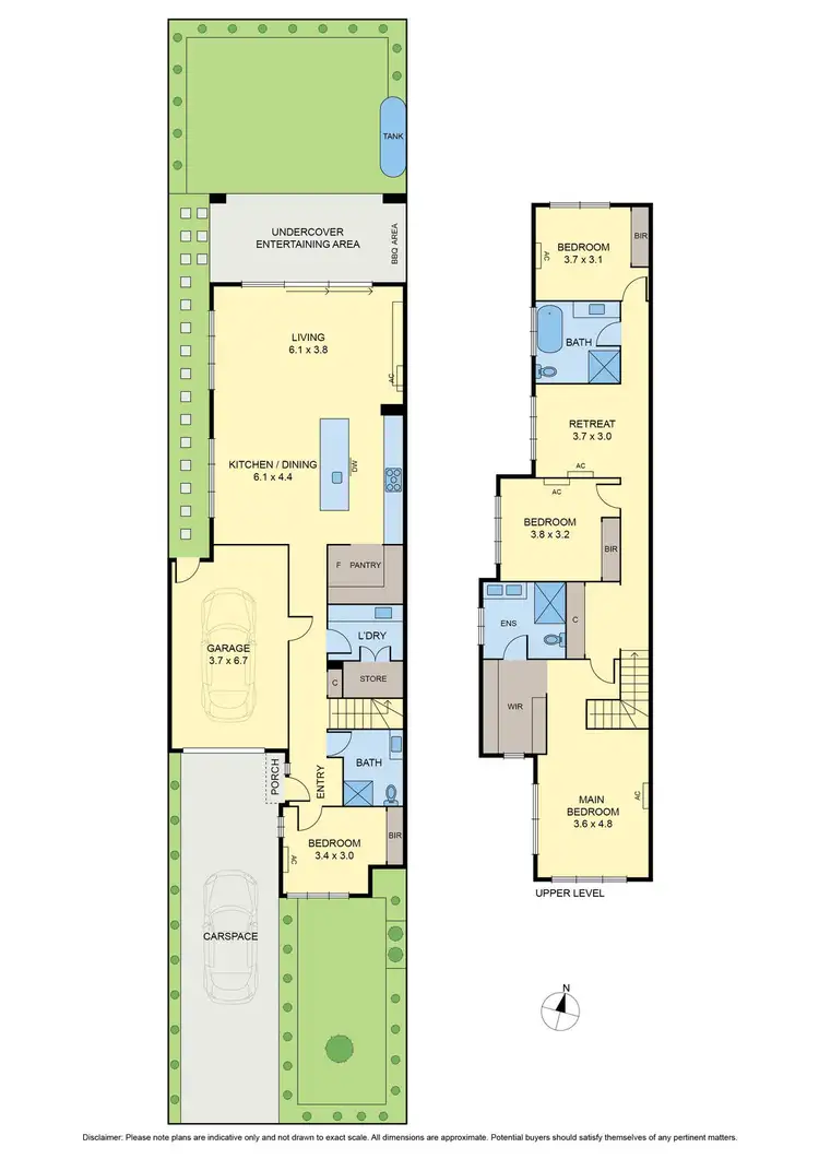 Floorplan of Homely house listing, 6a Woorigoleen Drive, Keilor East VIC 3033