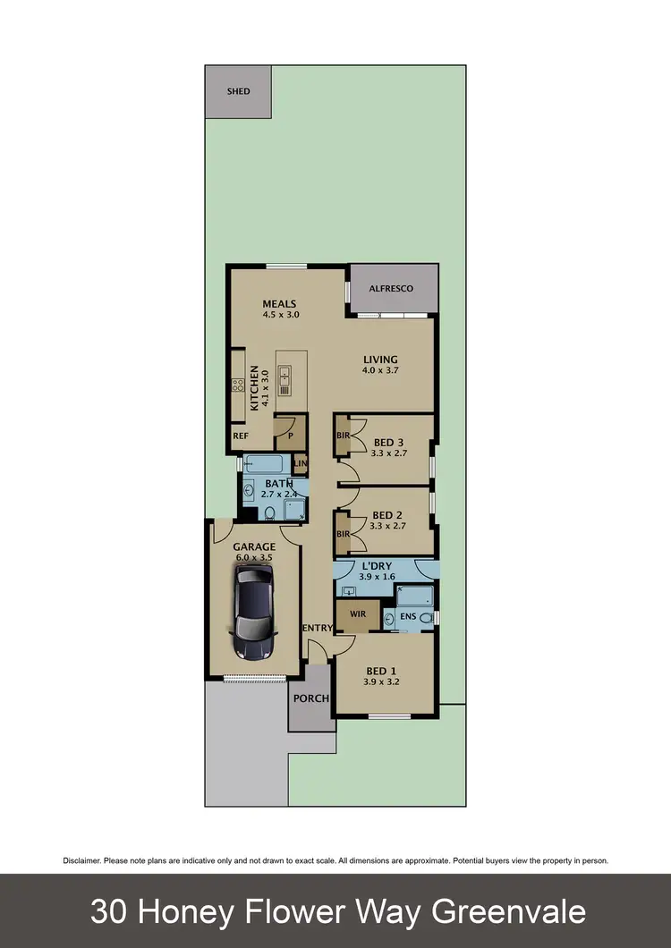 Floorplan of Homely house listing, 30 Honey Flower Way, Greenvale VIC 3059