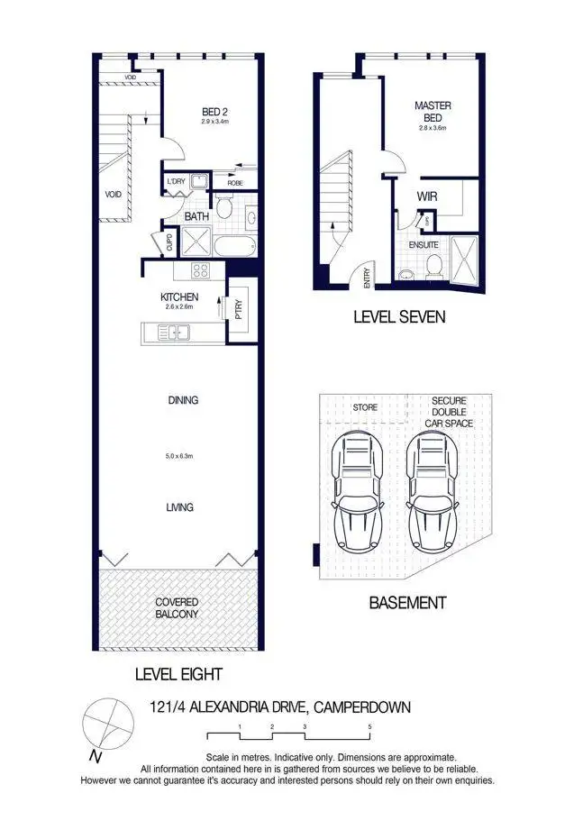 Floorplan of Homely apartment listing, 121/4 Alexandra Drive, Camperdown NSW 2050