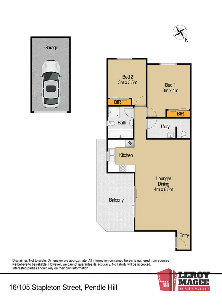 Floorplan of Homely apartment listing, 16/105 Stapleton Street, Pendle Hill NSW 2145