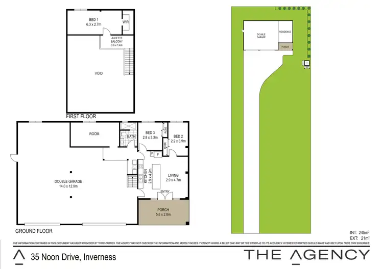Floorplan of Homely house listing, 35 Noon Drive, Inverness QLD 4703