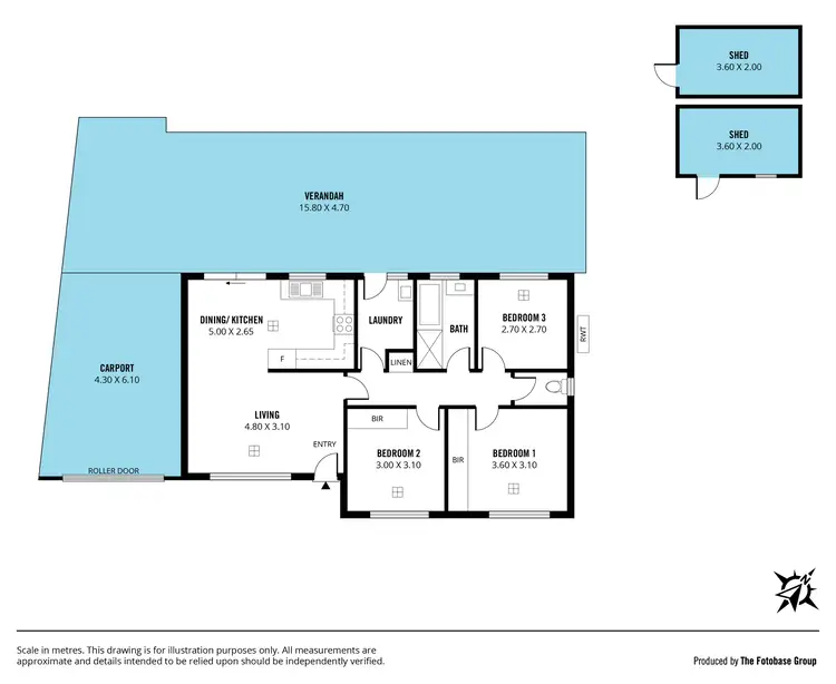 Floorplan of Homely house listing, 102 Woodend Road, Trott Park SA 5158