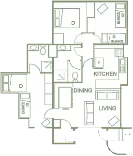 Floorplan of Homely apartment listing, 2/29 Falls Creek Road, Falls Creek VIC 3699