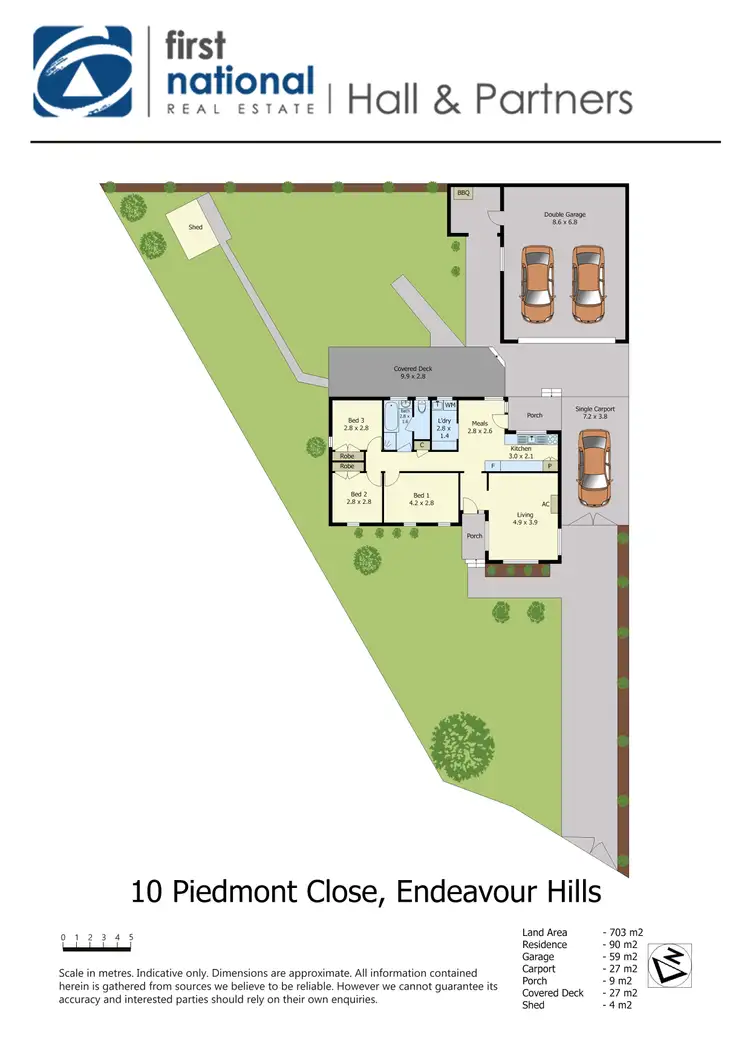 Floorplan of Homely house listing, 10 Piedmont Close, Endeavour Hills VIC 3802