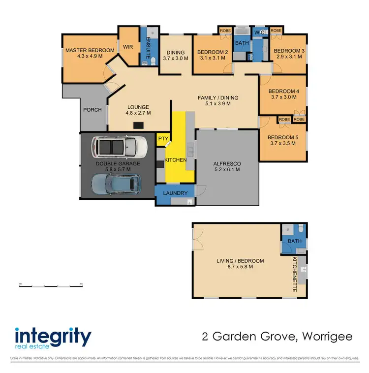 Floorplan of Homely house listing, 2 Garden Grove, Worrigee NSW 2540