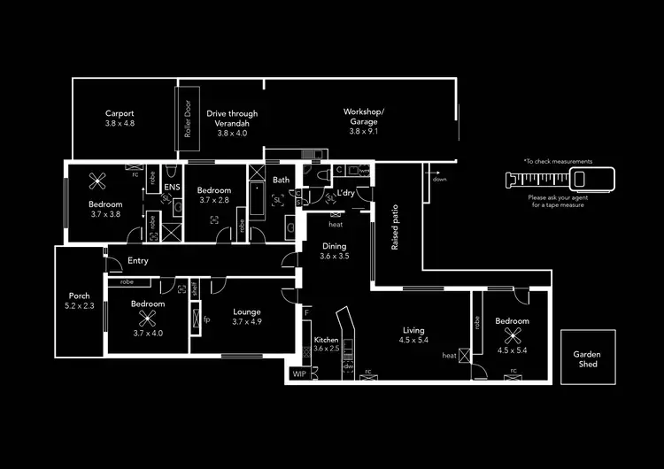 Floorplan of Homely house listing, 2 North Terrace, Highgate SA 5063