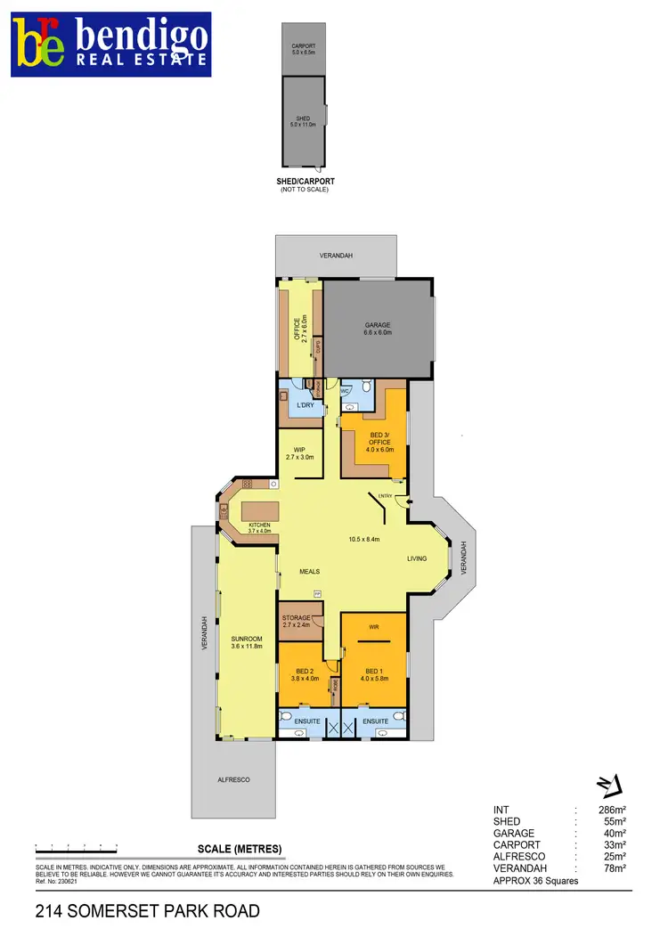 Floorplan of Homely house listing, 214 Somerset Park Road, Junortoun VIC 3551