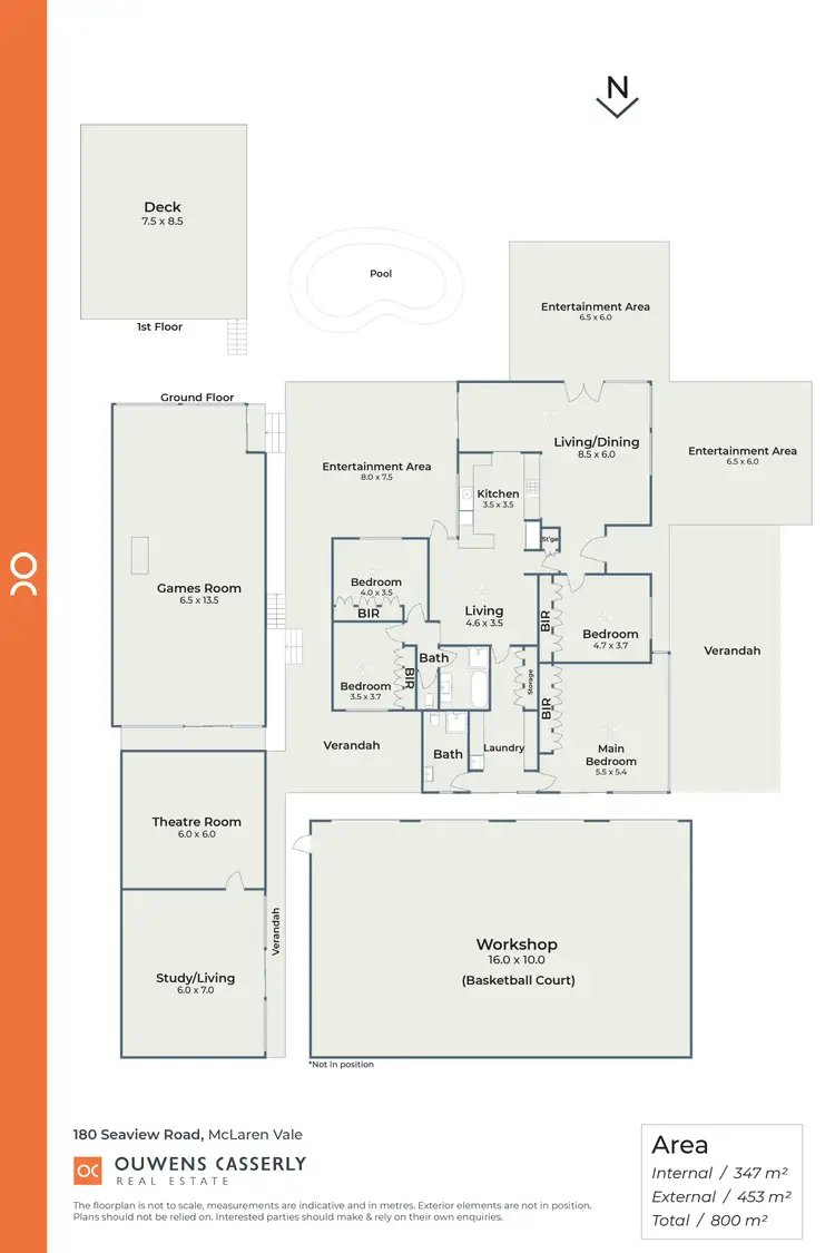 Floorplan of Homely house listing, 180 Seaview Road, Mclaren Vale SA 5171