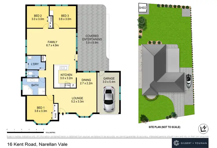 Floorplan of Homely house listing, 16 Kent Road, Narellan Vale NSW 2567
