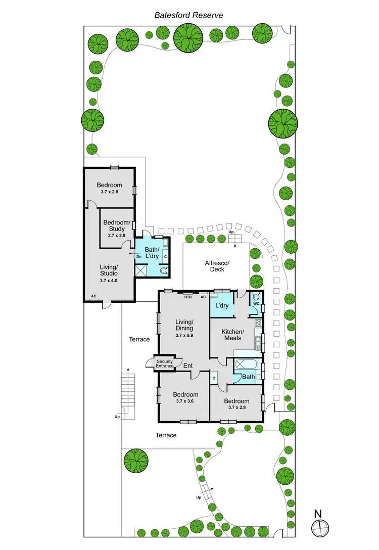 Floorplan of Homely house listing, 5 Nioka Street, Chadstone VIC 3148