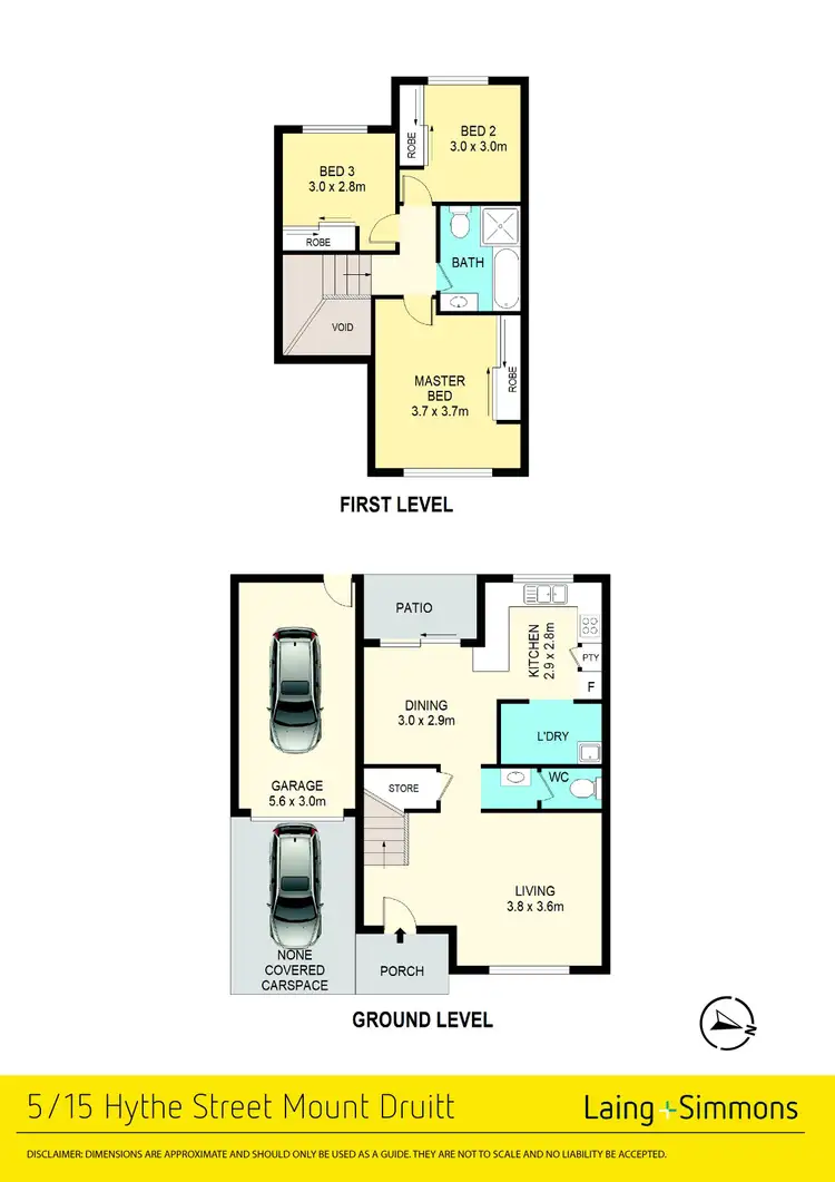 Floorplan of Homely townhouse listing, 5/15 Hythe Street, Mount Druitt NSW 2770