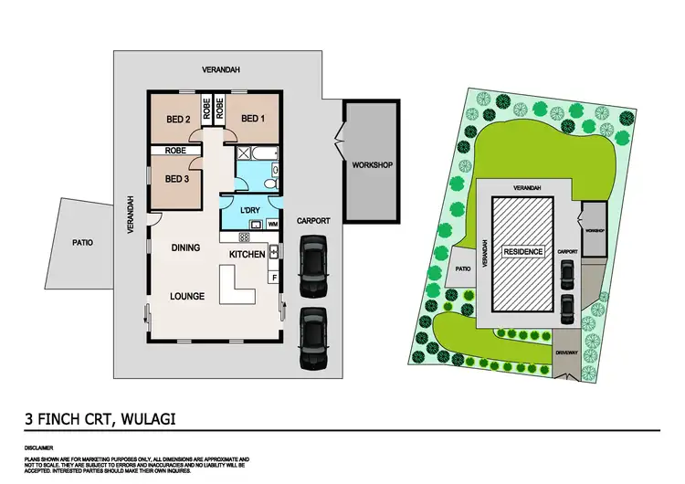 Floorplan of Homely house listing, 3 Finch Court, Wulagi NT 812