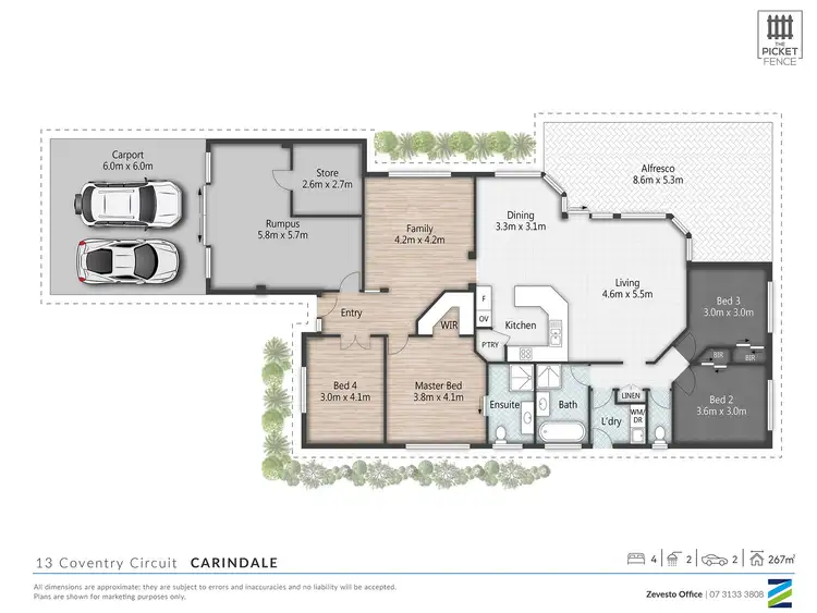 Floorplan of Homely house listing, 13 Coventry Circuit, Carindale QLD 4152