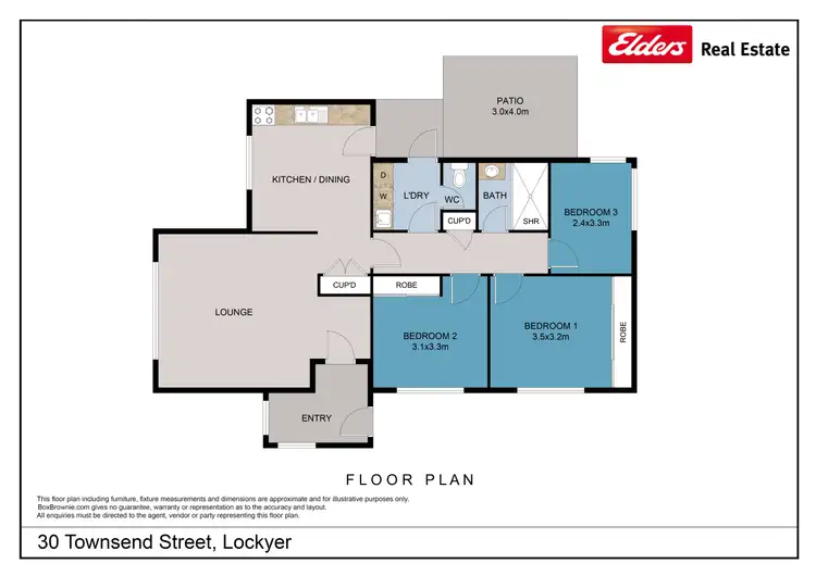 Floorplan of Homely house listing, 30 Townsend Street, Lockyer WA 6330