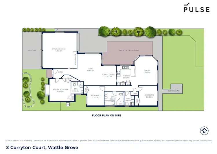 Floorplan of Homely house listing, 3 Corryton Court, Wattle Grove NSW 2173