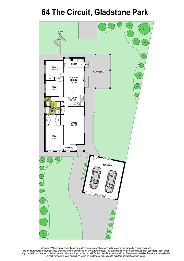Floorplan of Homely house listing, 64 The Circuit, Gladstone Park VIC 3043