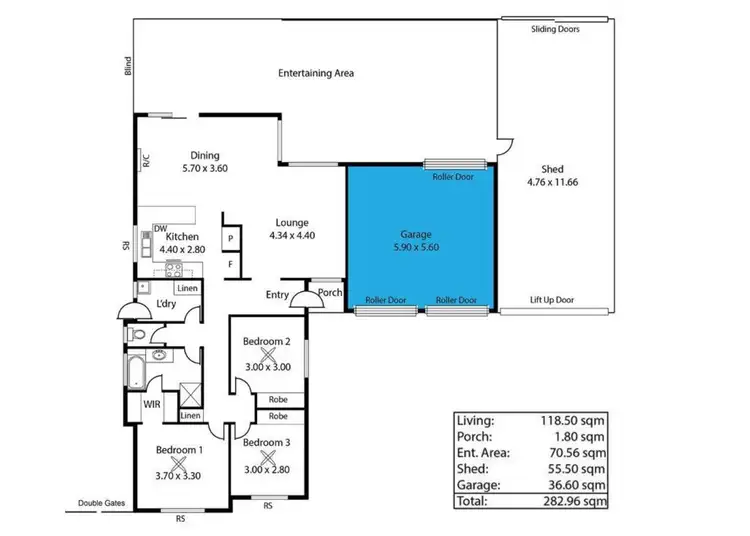 Floorplan of Homely house listing, 7 Brunswick Terrace, Blakeview SA 5114