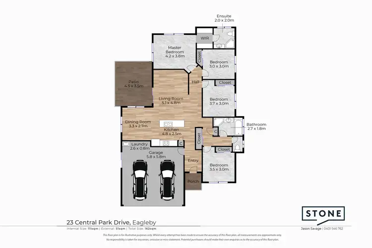 Floorplan of Homely house listing, 23 Central Park Drive, Eagleby QLD 4207