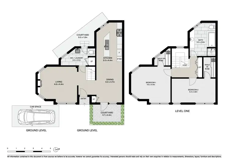 Floorplan of Homely townhouse listing, 1/1 Victoria Avenue, Ripponlea VIC 3185