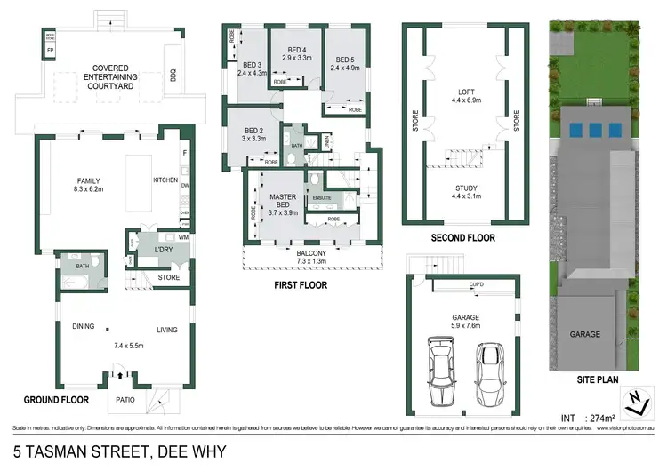 Floorplan of Homely house listing, 5 Tasman Street, Dee Why NSW 2099